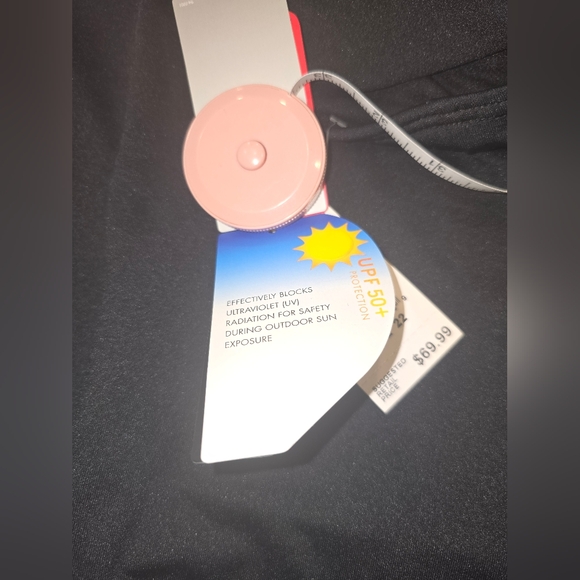 TYR SOL SCOOP NCK CTRLFIT ALL-BLACK SWIMSUIT SIZE 22 - Picture 9 of 10